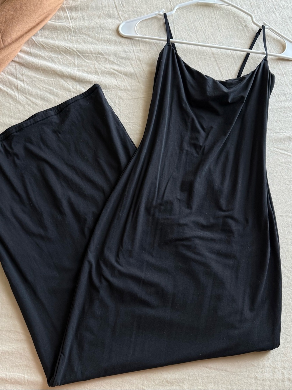 Black Slip SKIMS Maxi Dress